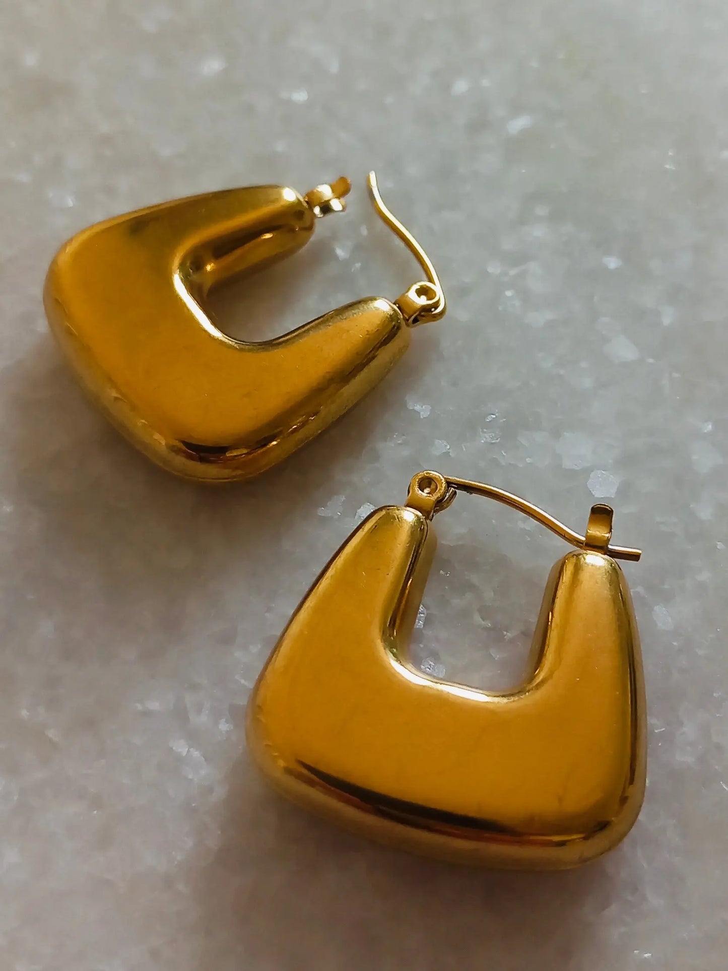 Nora Boucles d’Oreilles - Élégance Rétro en Plaqué Or Inad Création