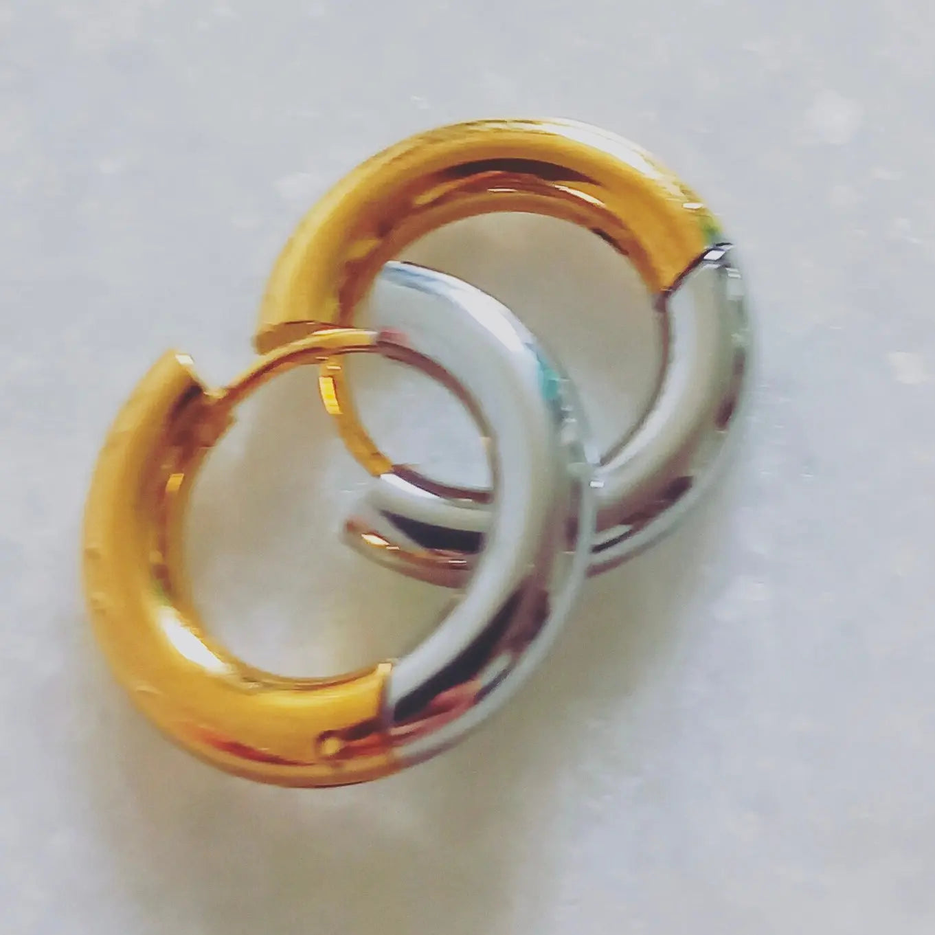 Alex boucles d’oreilles - Simplicité élégante en or et argent Inad Création